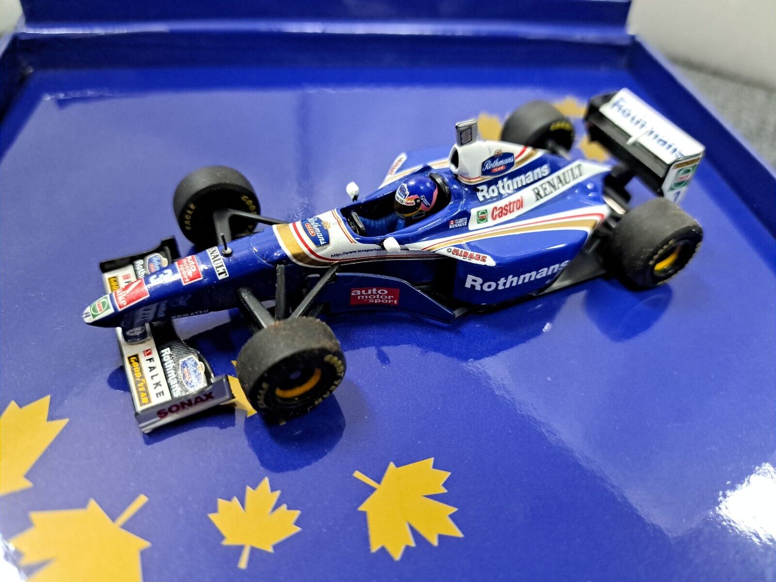 1/43 1997 Minichamps Jaques Villenueve Williams FULLY DECALLED ROTHMANS 