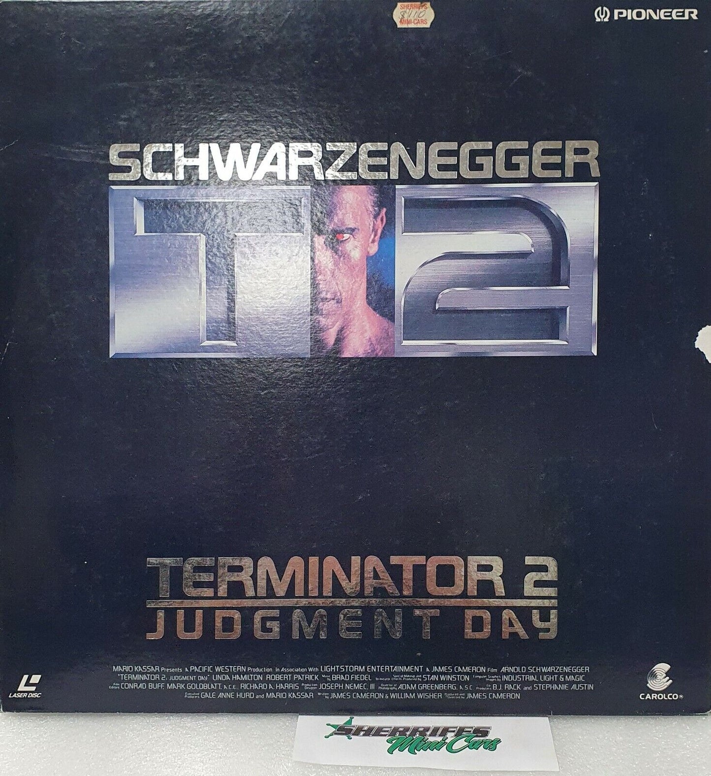 Terminator 2 Judgement Day laser disc