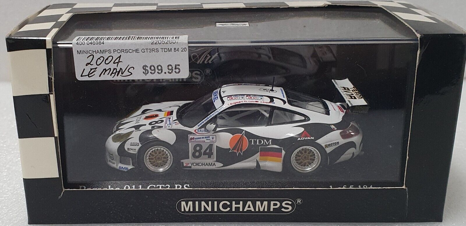 1/43 Minichamps Porsche 911 GT3 RS LeMans 2004