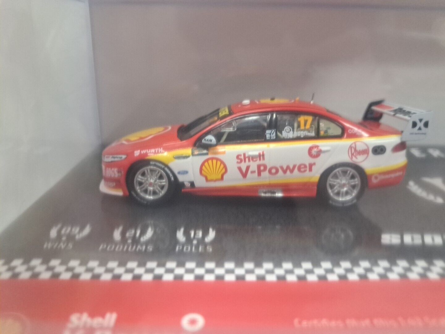 1/43 SHELL TEAM FGX FALCON /MUSTANG GT 2018/2019 Back To Back Champion Twinset 