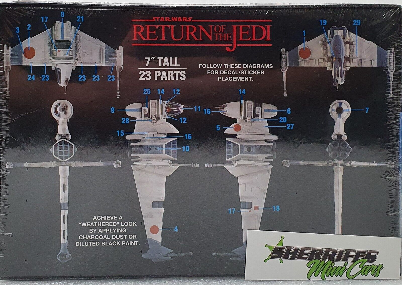 MPC Star Wars B-Wing fighter