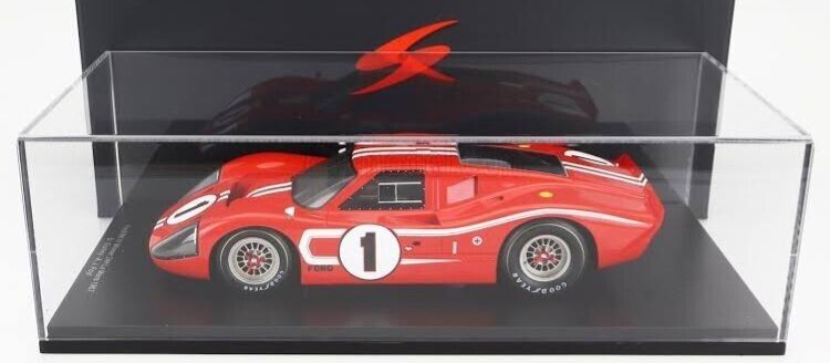 🏁🏆1/18 1967 Le Mans 24 Hour Winner #1 Ford GT40 Mk IV Spark