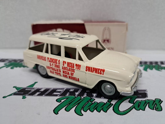 1/43 *SIGNED* MICRO MODELS MP801 'MEGA' Toy Swapmeet Cream FC Holden Wagon XJ014