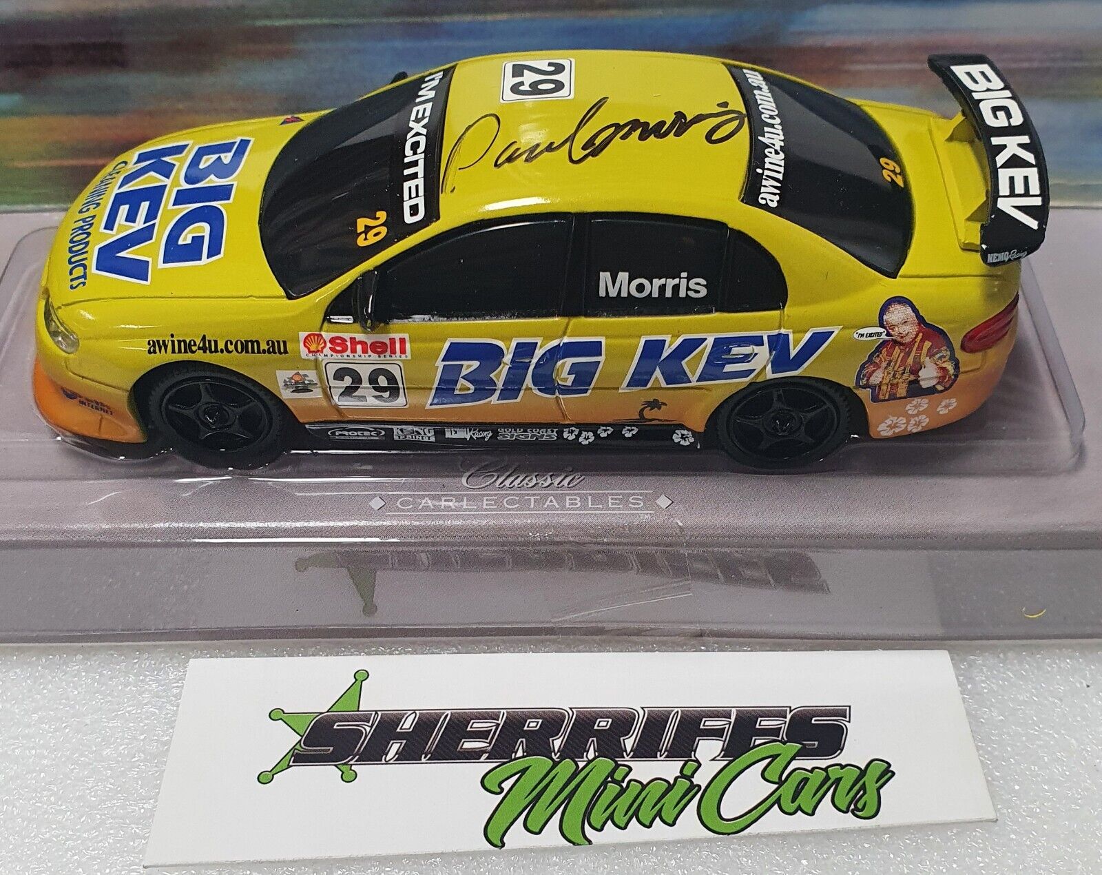 1/43 Classic Carlectables Paul Morris Big Kev Commodore (SIGNED)