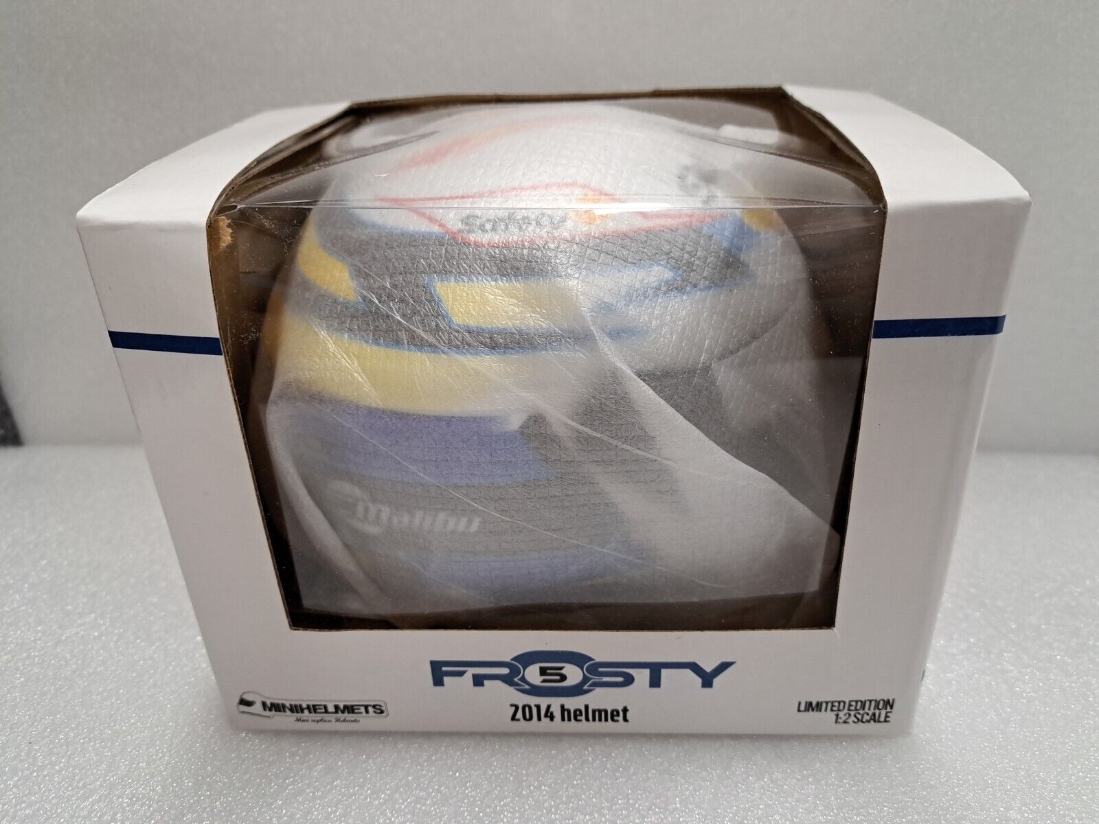 1/2 scale 2014 Mark Winterbottom  Mini Helmet