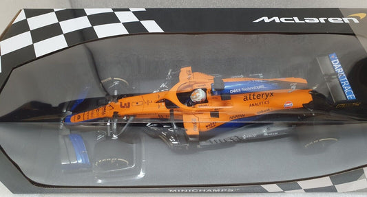 1/18 Minichamps 2021 McLaren MCL35M Ricciardo Italian GP Winner 🥇 Monza