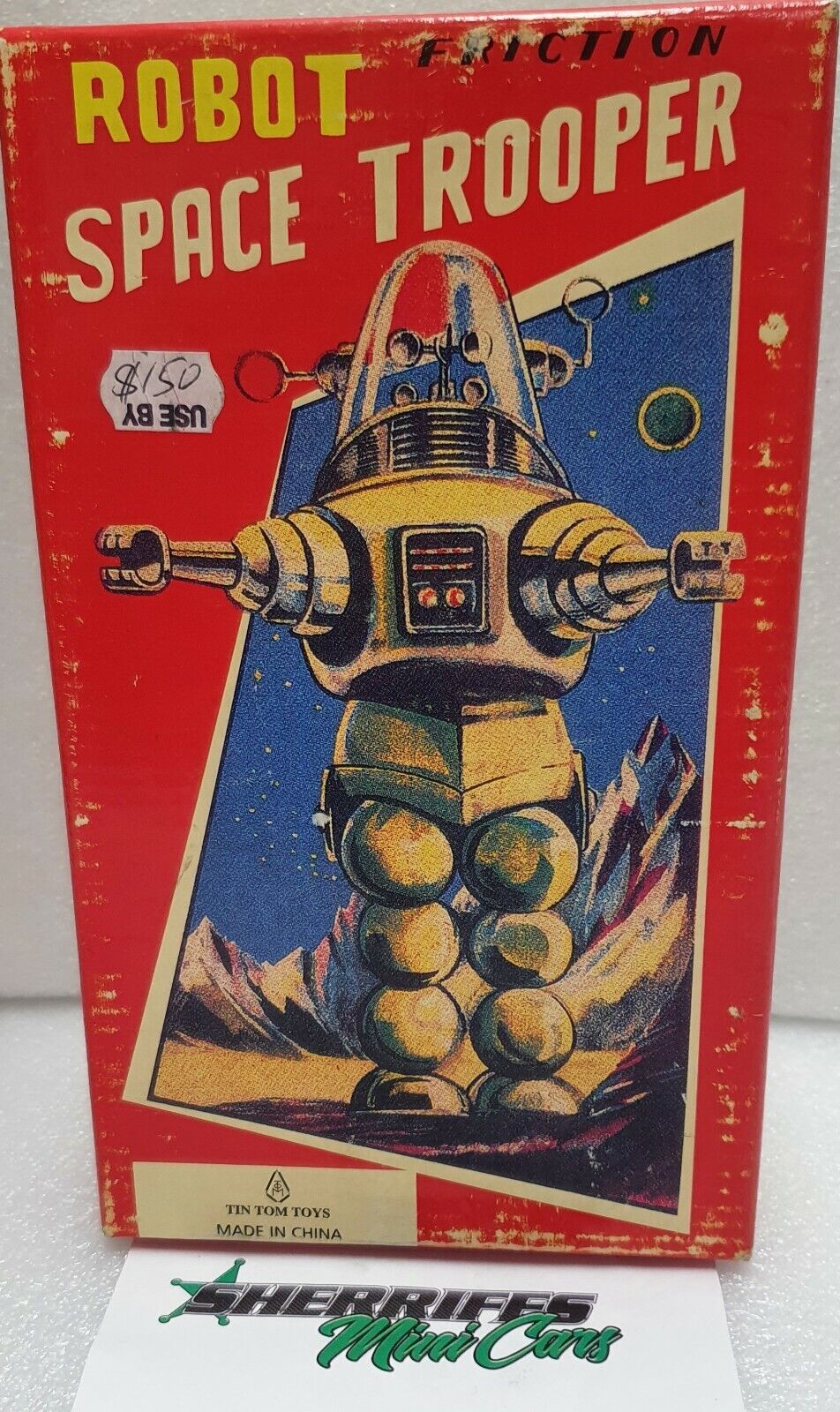 Tin Tom Toys robot space trooper