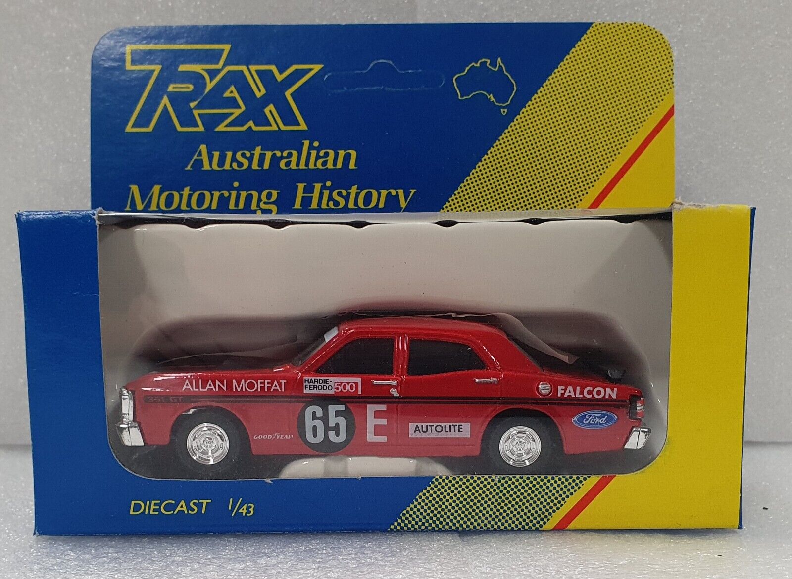 Trax 1/43 Ford Falcon GTHO Phase 3 Allan Moffat 65E