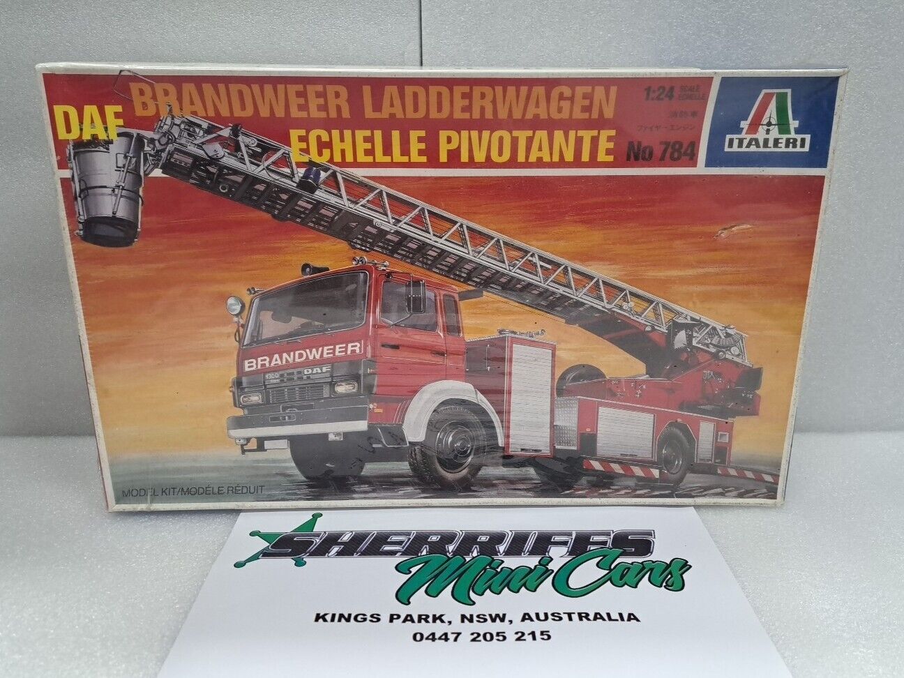 1/24 Italeri 784 DAF Fire Engine  Model Kit SMC