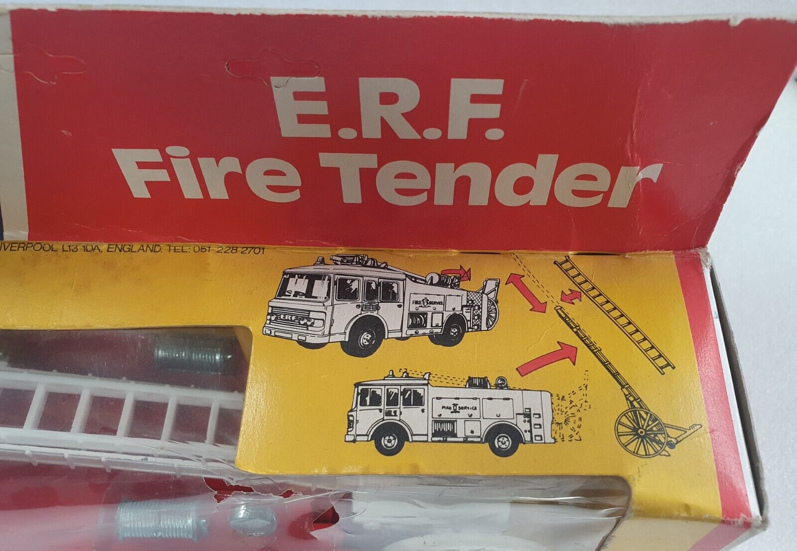 Dinky ERF fire tender