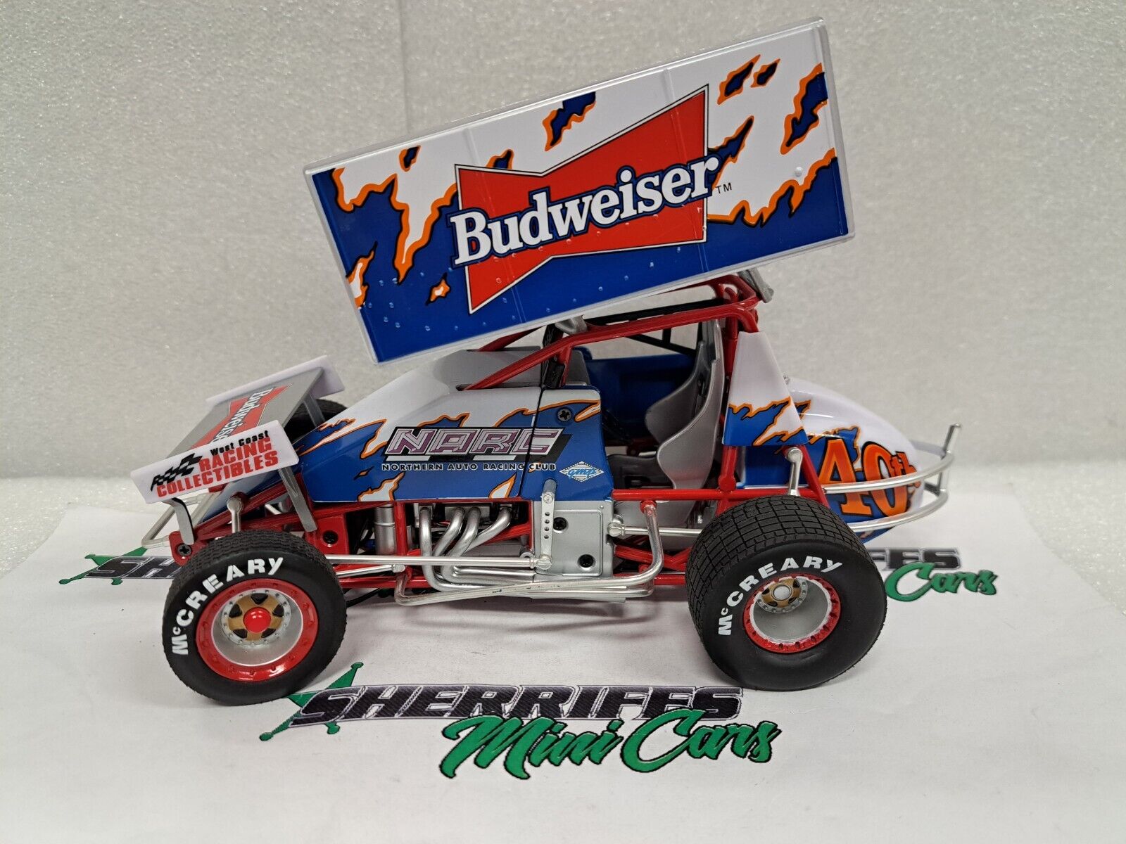 1/18 BUDWEISER NARC Sprint Car 40th Season GMP