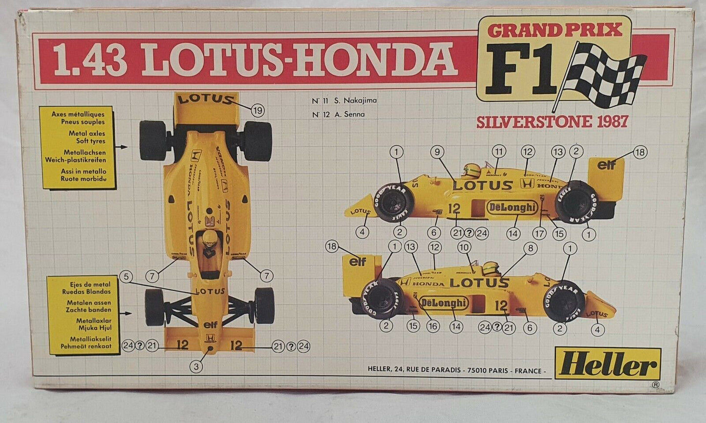 Heller 1/43 Lotus Honda