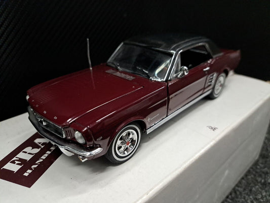 1/24 Danbury Mint 1966 MUSTANG maroon