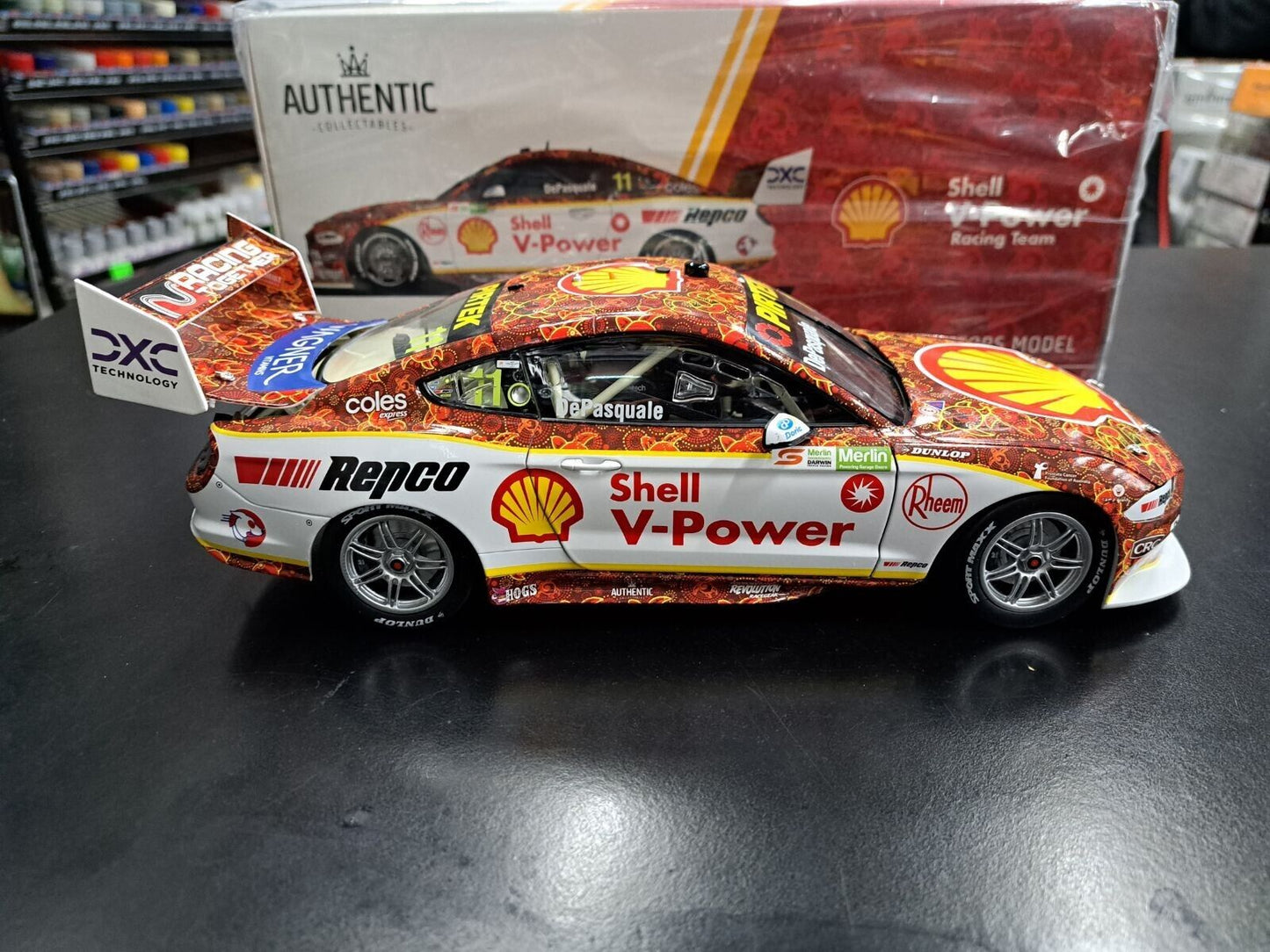 1:18 2021 DJR Indigenous Shell V-Power Racing De Pasquale #11 DARWIN DePasquale