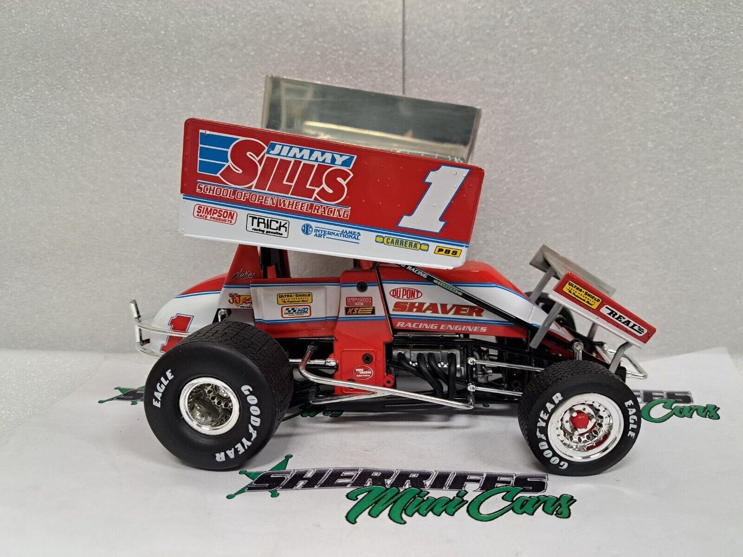 1/18 Jimmy Sills #1 School Of Open Wheel Racing Sprint Car