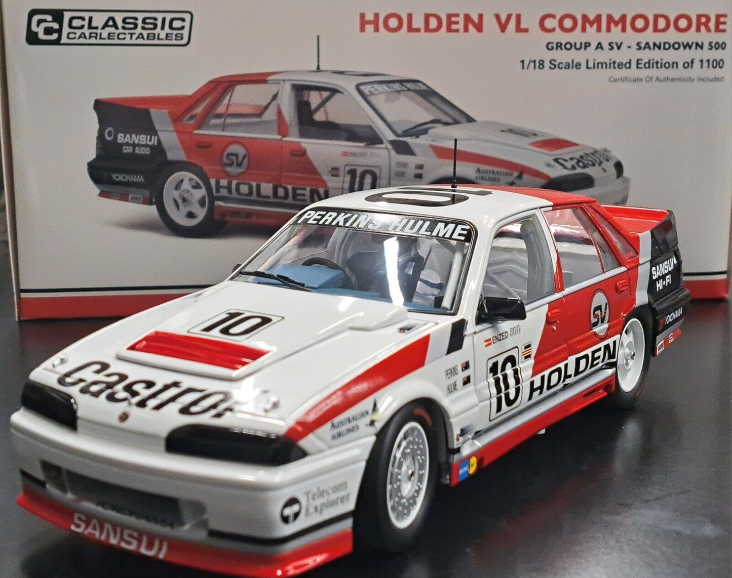 Classic Carlectables 1/18 Holden VL Commodore Walkinshaw 1988 Sandown