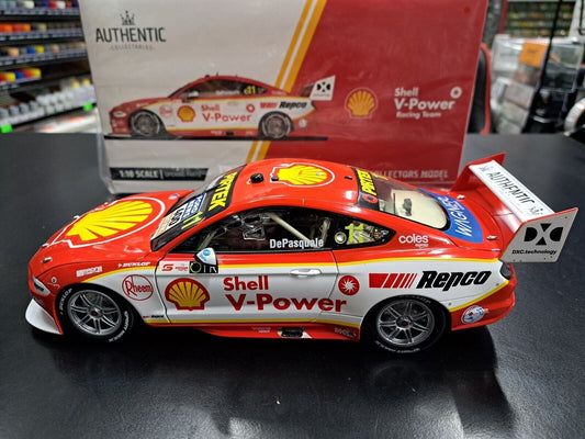 1:18 2021 DJR Shell V-Power Racing De Pasquale #11 Ford 400th Win DePasquale