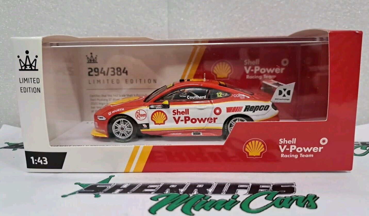 1/43 SHELL MUSTANG GT 2020 Virgin Aus Championship Season Coulthard ...