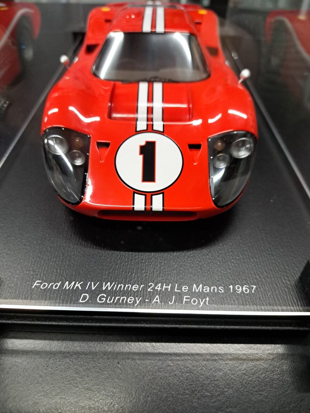 🏁🏆1/18 1967 Le Mans 24 Hour Winner #1 Ford GT40 Mk IV Spark