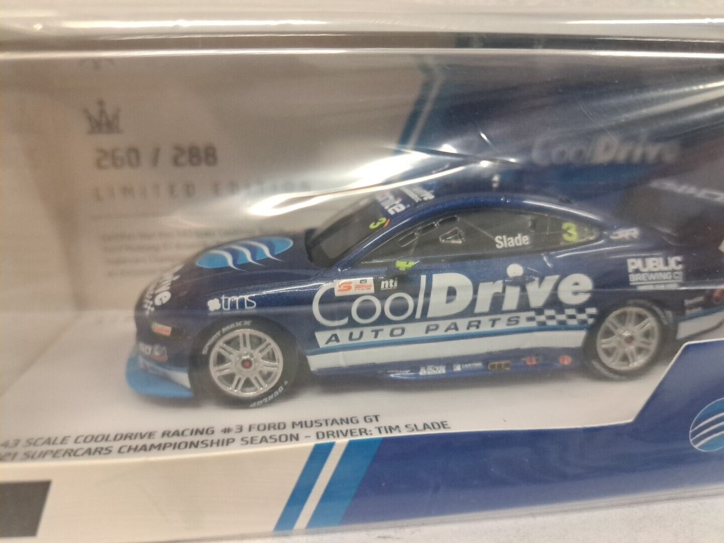 1/43 COOLDRIVE #3 MUSTANG GT 2021 Championship Season SLADE