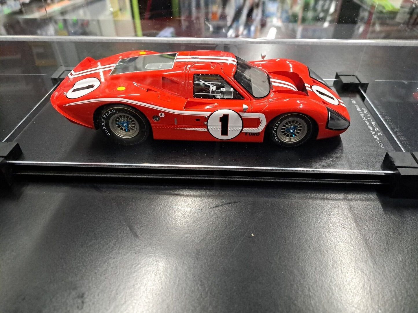 🏁🏆1/18 1967 Le Mans 24 Hour Winner #1 Ford GT40 Mk IV Spark