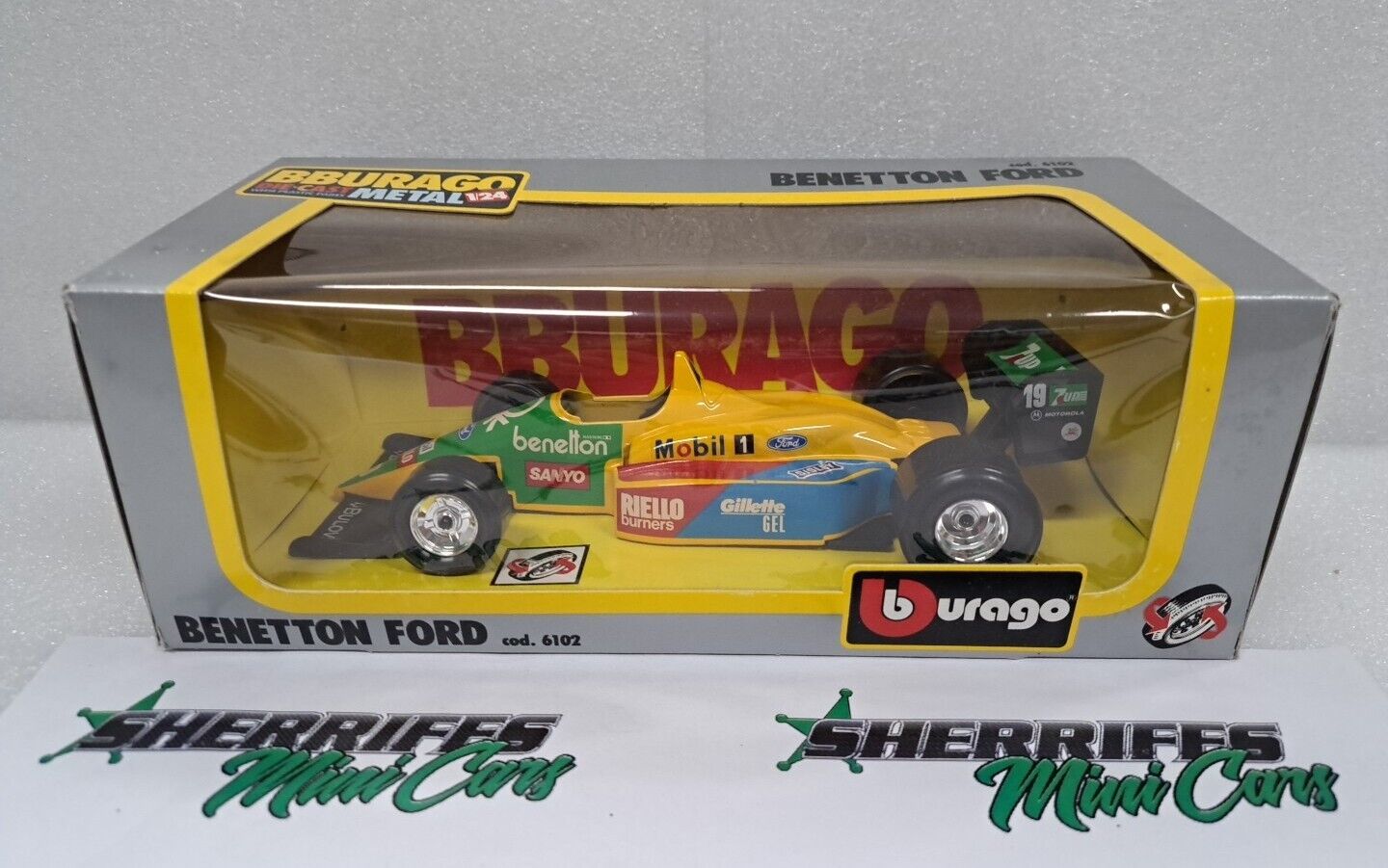 1/24 Burago Benetton Ford 6102 SMC