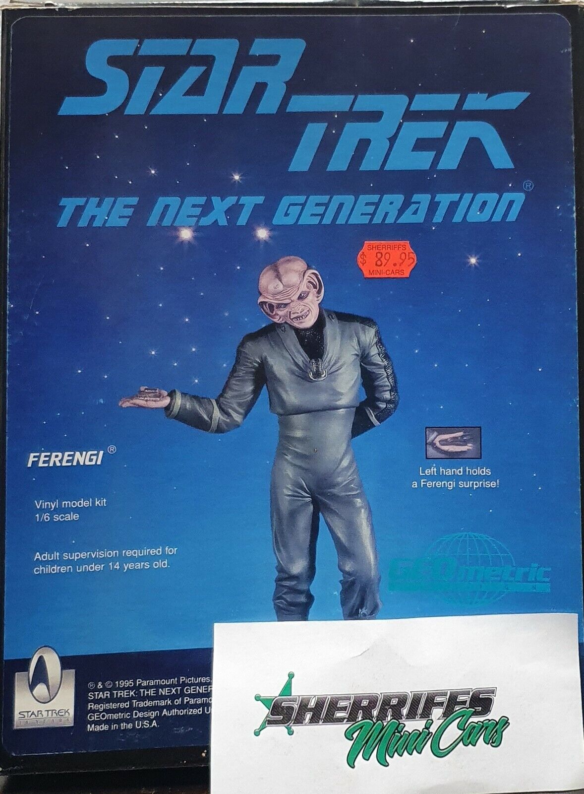 Geometric Star Trek Ferengi figure