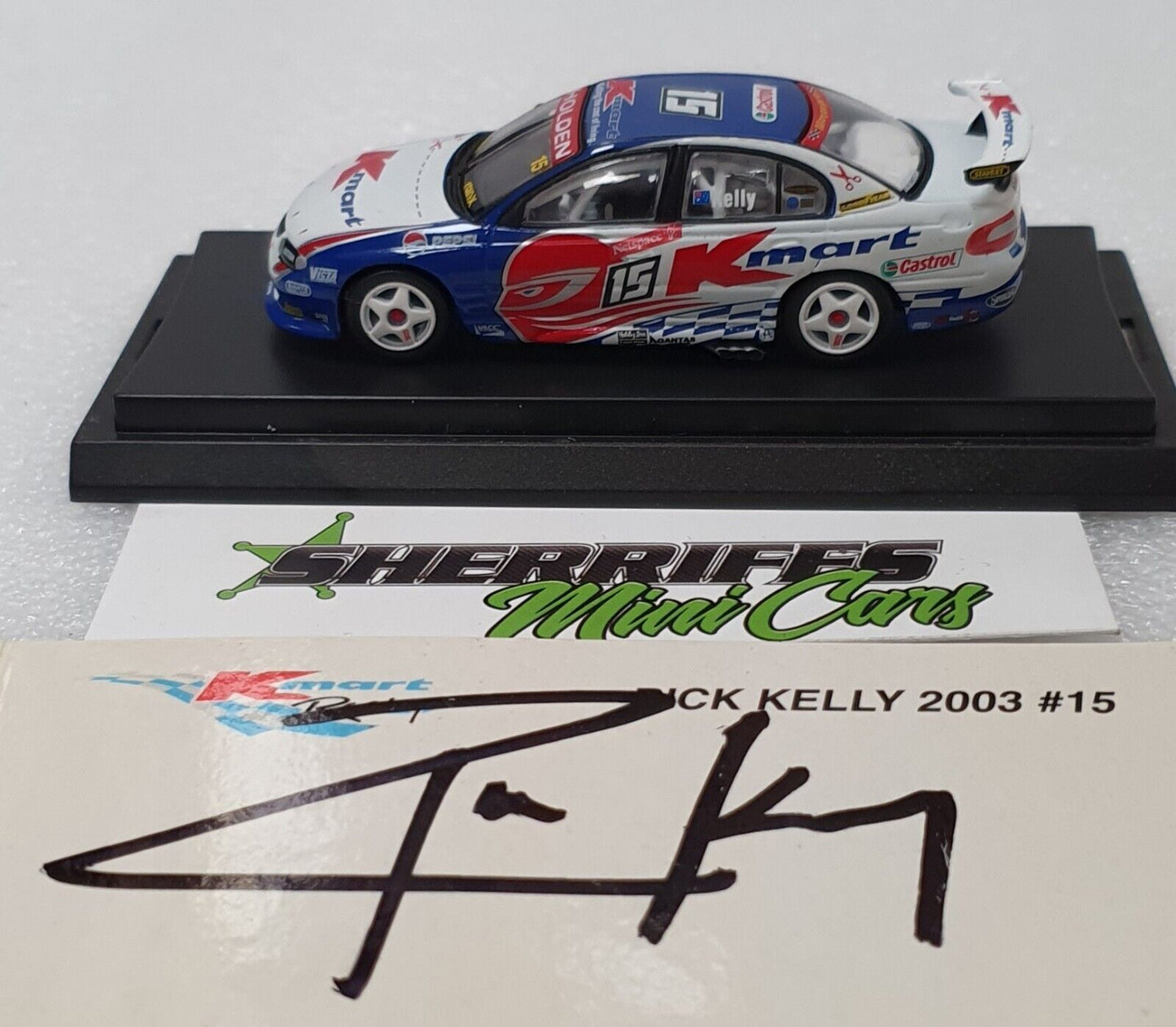 1/64 VX Commodore K-Mart racing team Rick Kelly (SIGNED)