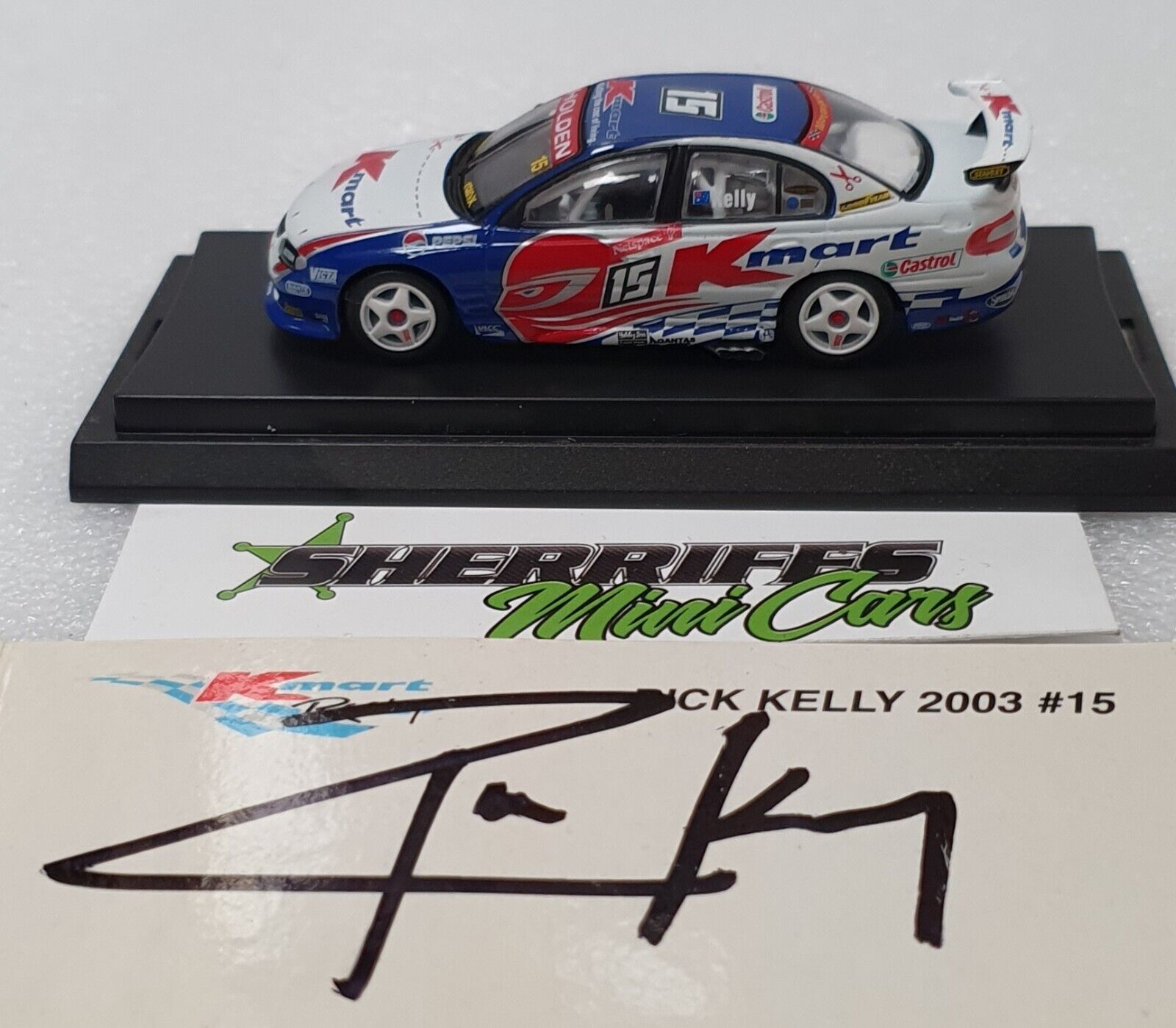 1/64 VX Commodore K-Mart racing team Rick Kelly (SIGNED)