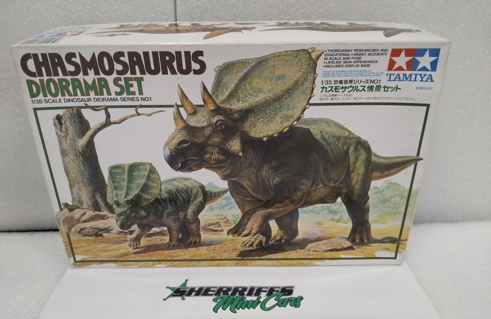 1/35 Chasmosaurus Diorama Set Tamiya 60101 Model Kit SMC