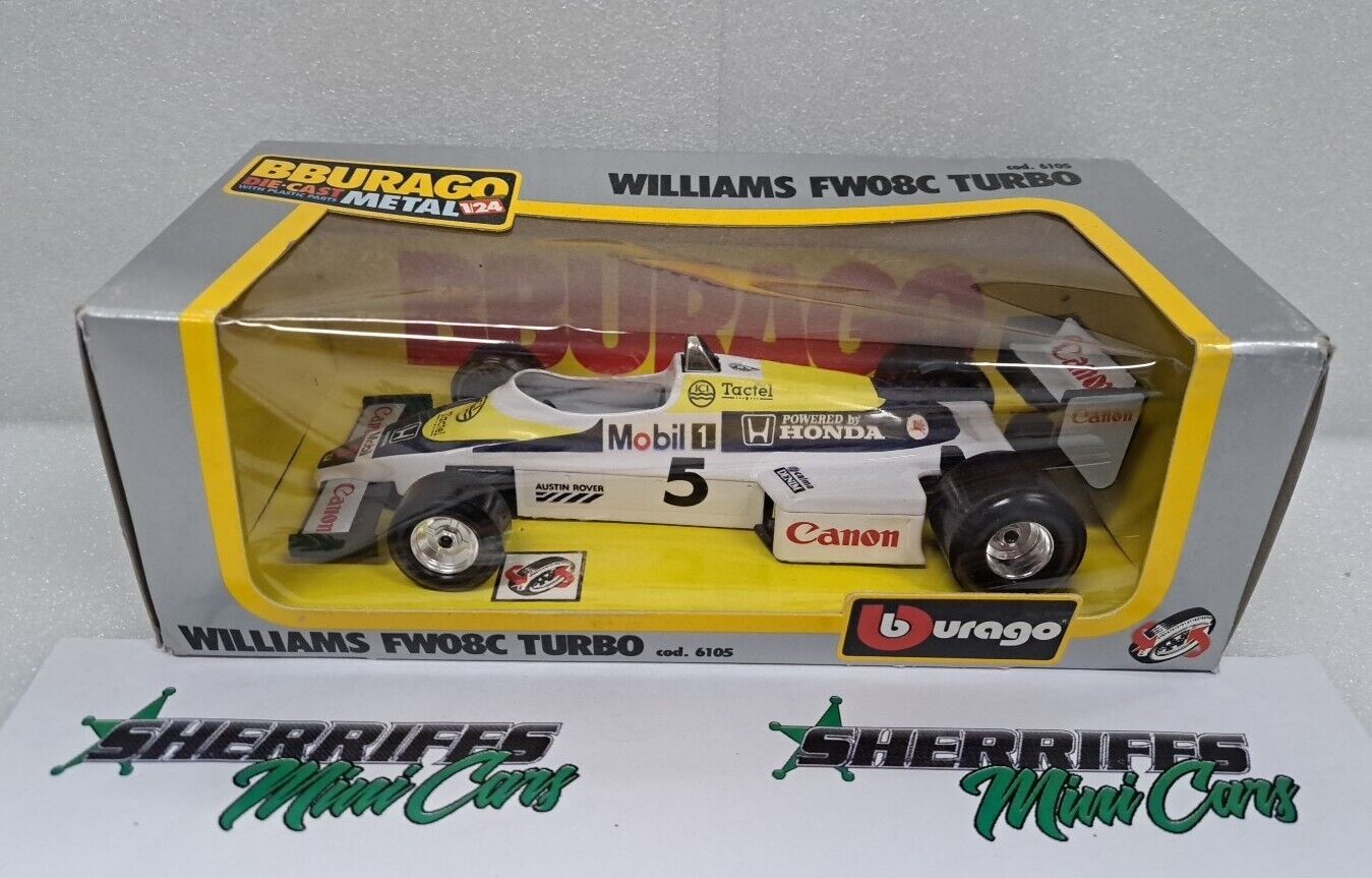 1/24 Burago Williams FW08C Turbo 6105 SMC