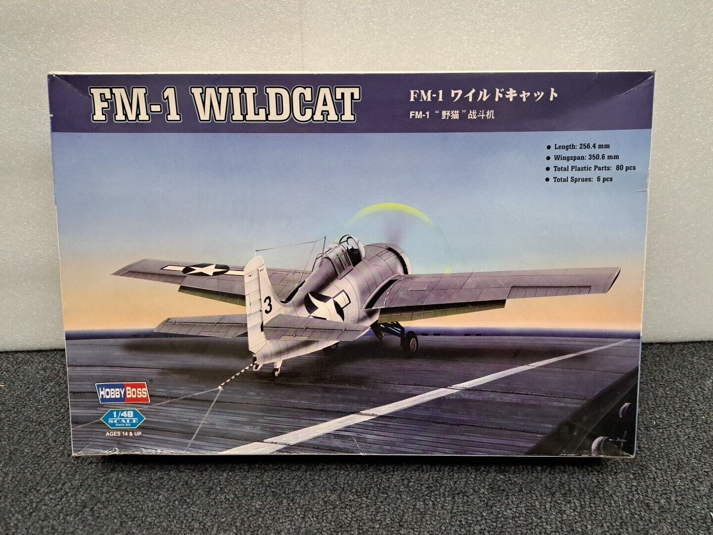 HOBBYBOSS Aircraft Model 1/48 FM-1 Wildcat Scale Hobby 80329 B0329