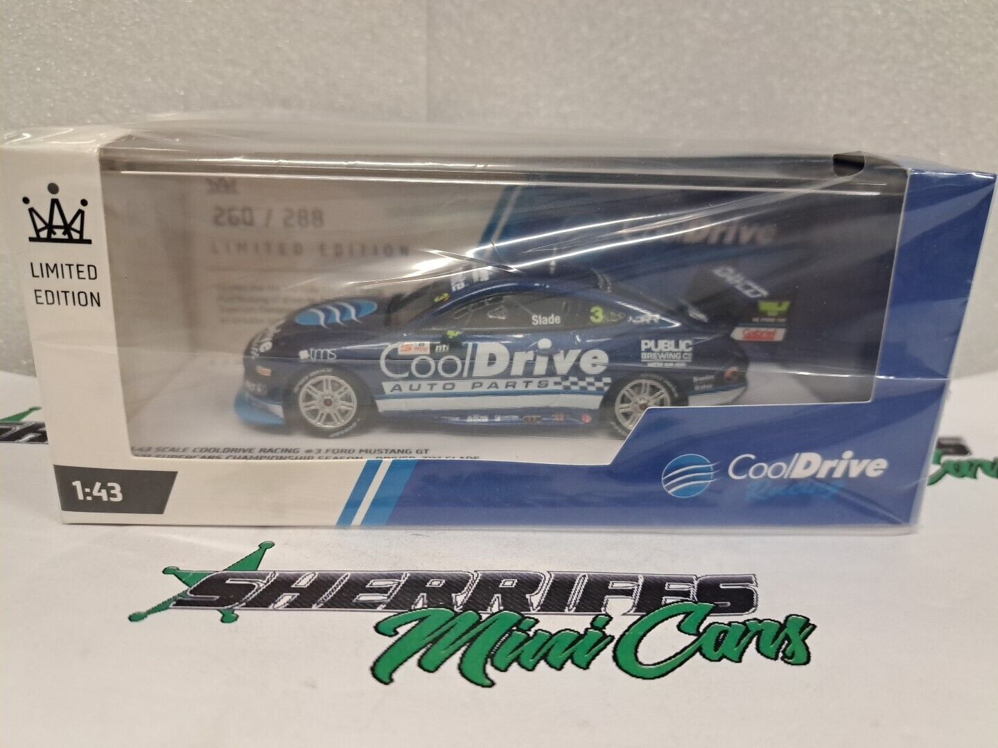 1/43 COOLDRIVE #3 MUSTANG GT 2021 Championship Season SLADE