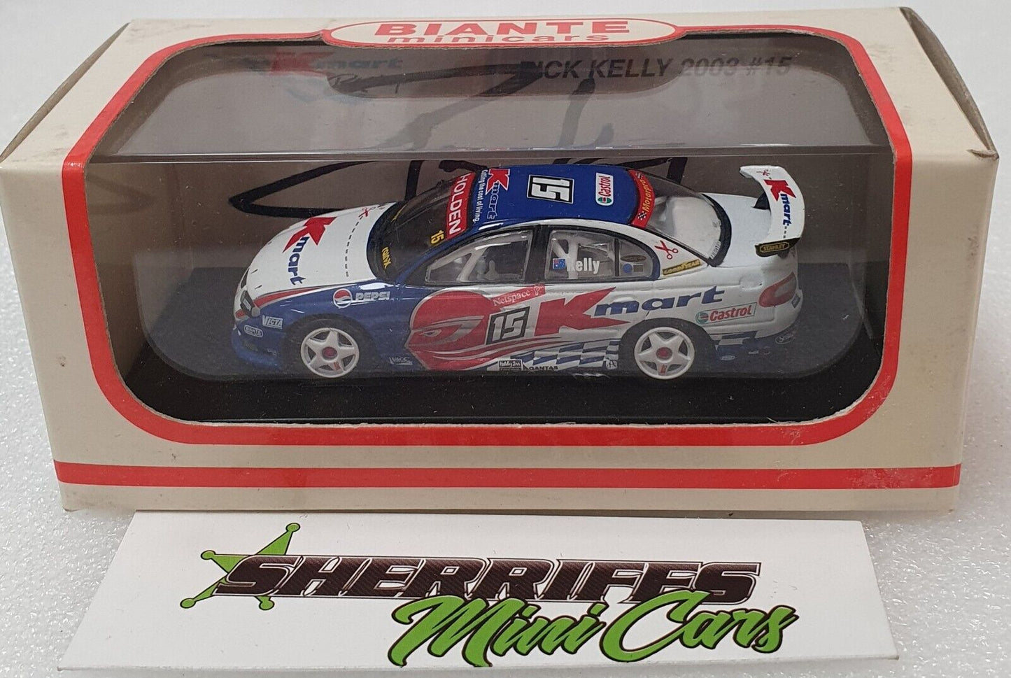 1/64 VX Commodore K-Mart racing team Rick Kelly (SIGNED)