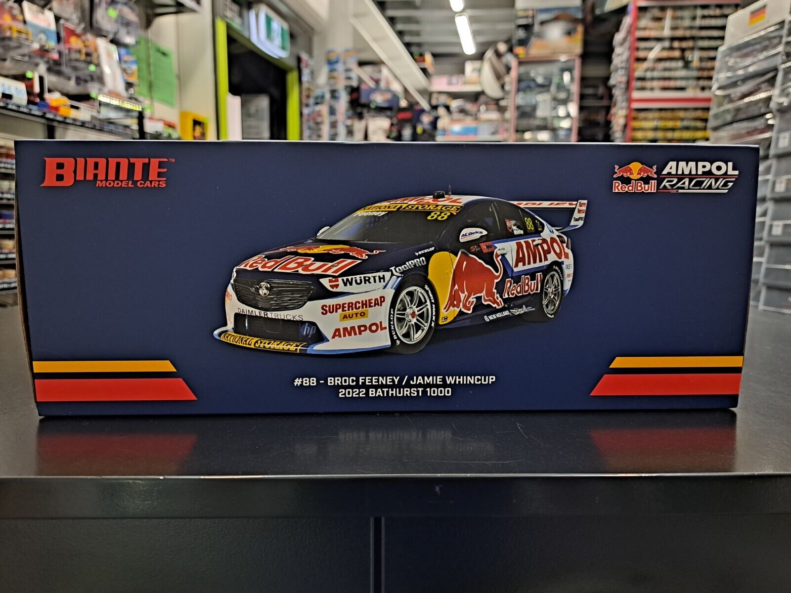 1/18 2022 BIANTE SUPERCARS ZB COMMODORE RED BULL FEENEY/WHINCUP BATHURST B18H22Q