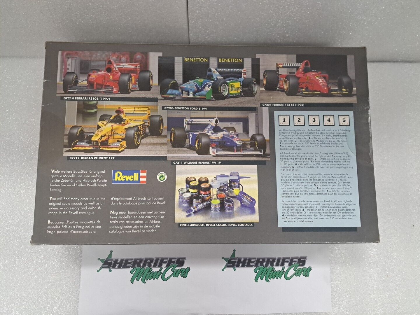 1/24 McLaren Mercedes MP4/12 1997 Hakkinen Revell 07215 Model Kit SMC