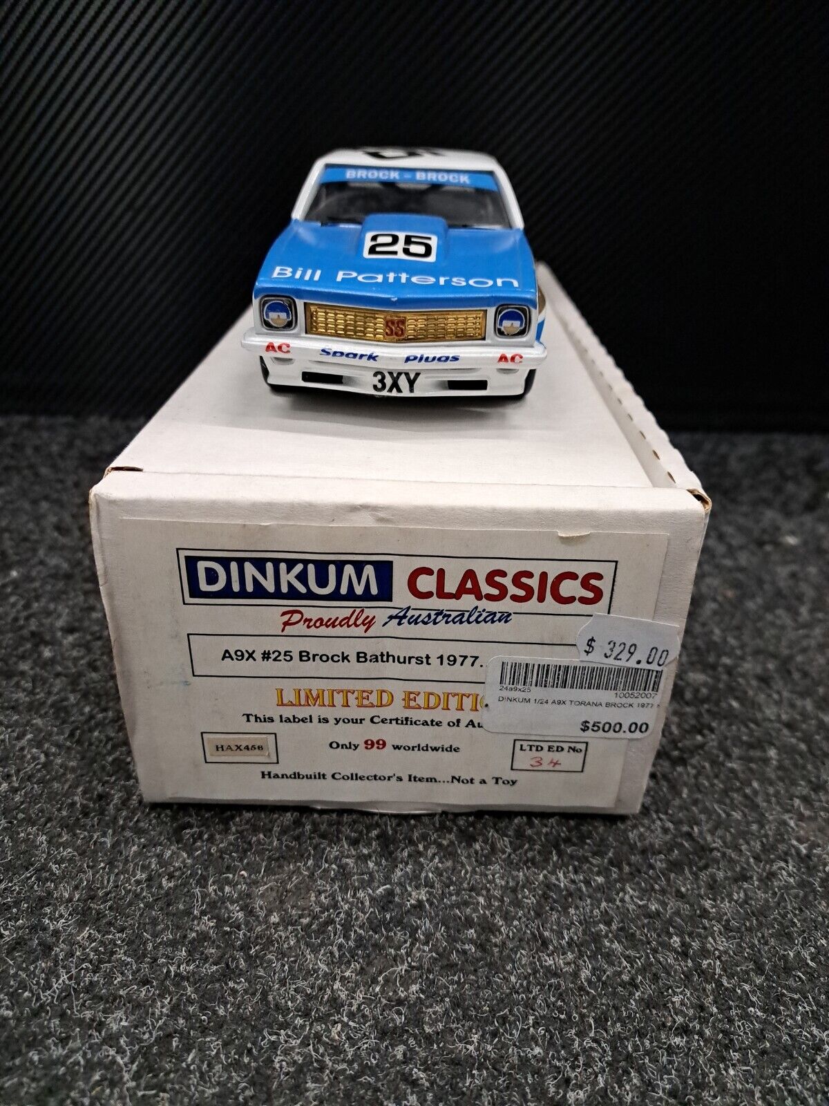 1/24 Dinkum Classics A9X #25 Brock Bathurst 1977 