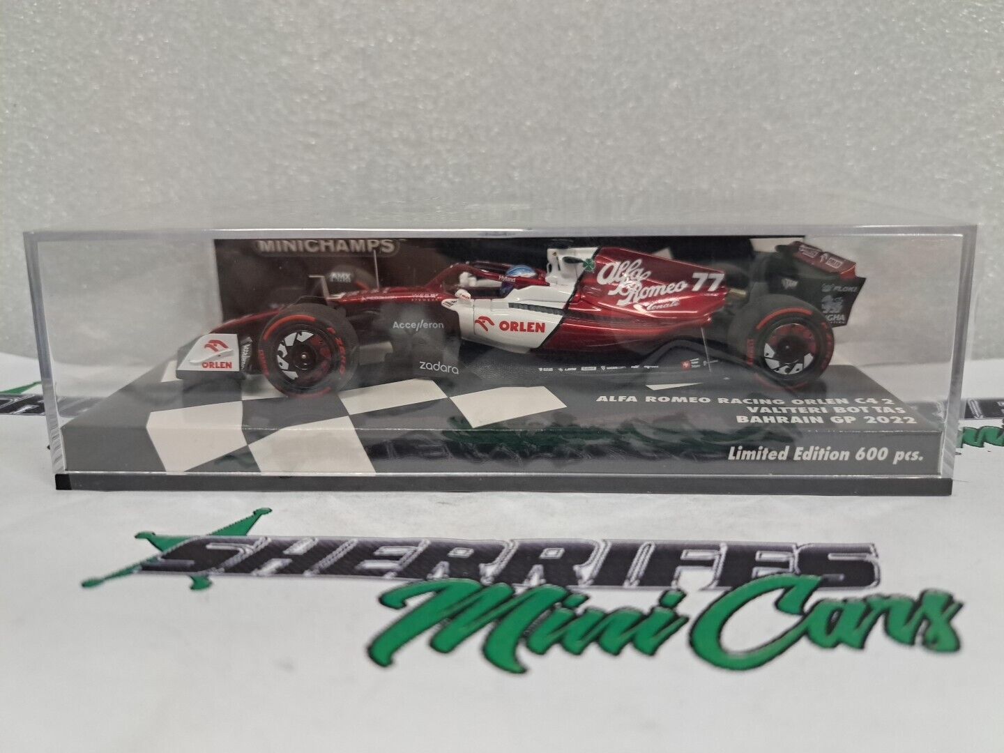 1/43 MINICHAMPS Alfa Romeo C42 Valtteri Bottas Bahrain F1 Gp 2022 417220177 