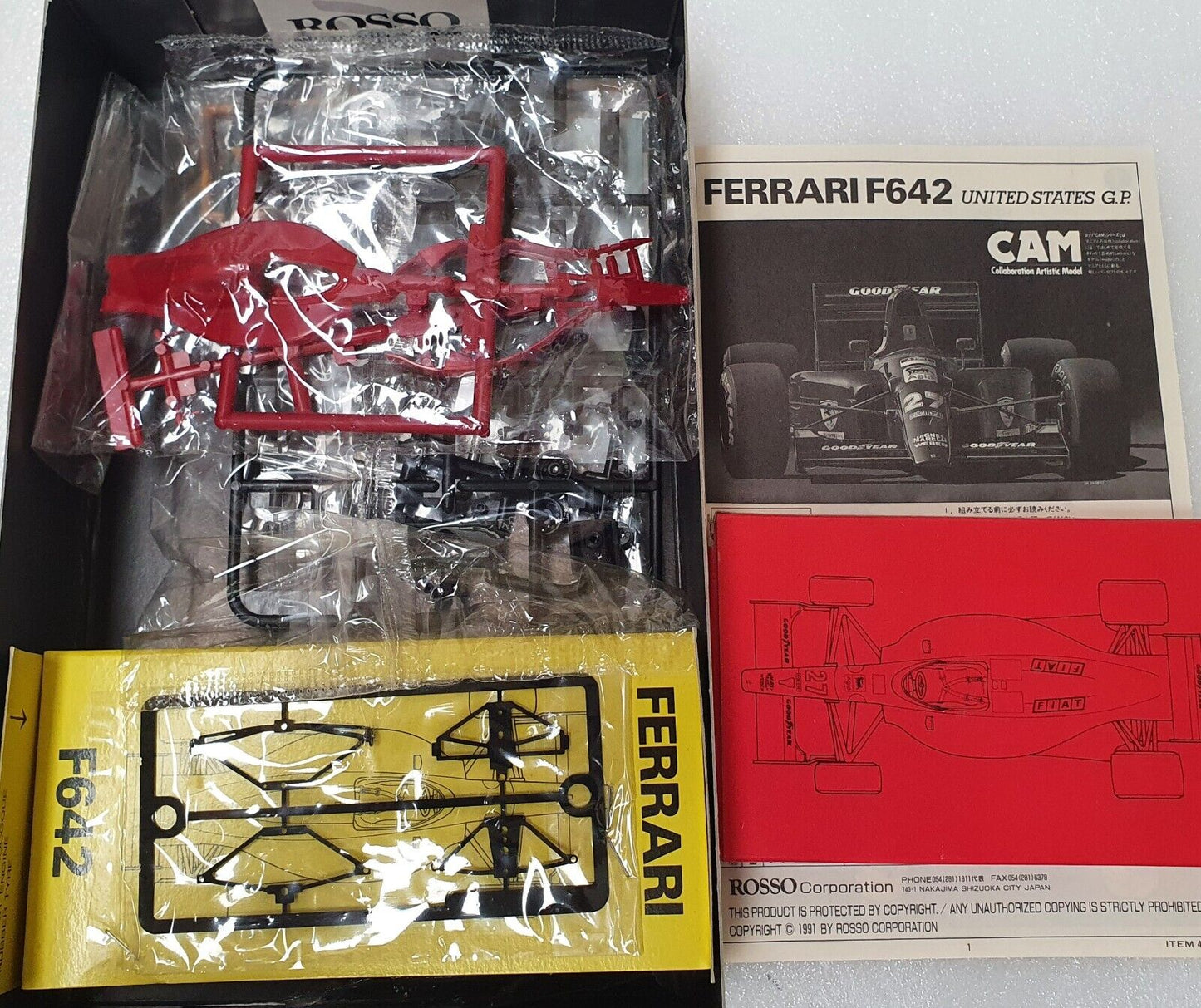 1/43 Rosso Ferrari 642 kit