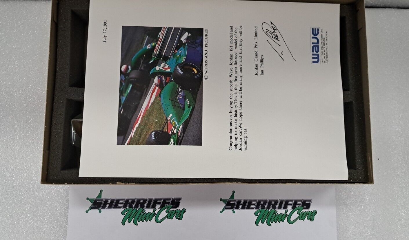 1/24 Jordan Ford 191 F1 1991"7UP" WAVE F1026 Model Kit SMC