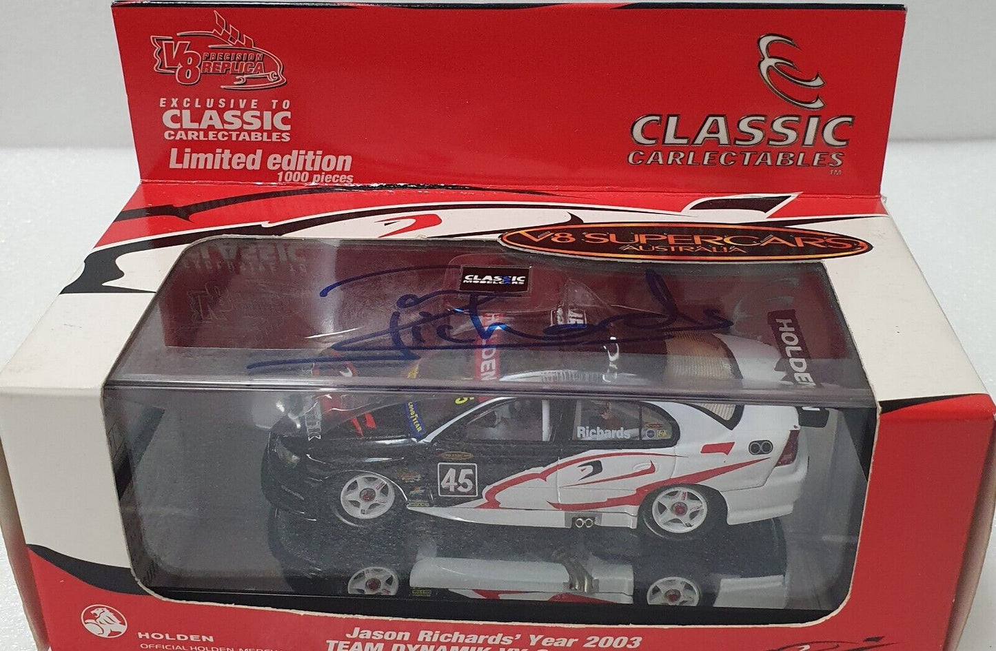 1/43 Classic Carlectables Jason Richards Commodore (SIGNED)