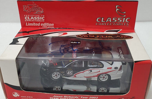 1/43 Classic Carlectables Jason Richards Commodore (SIGNED)