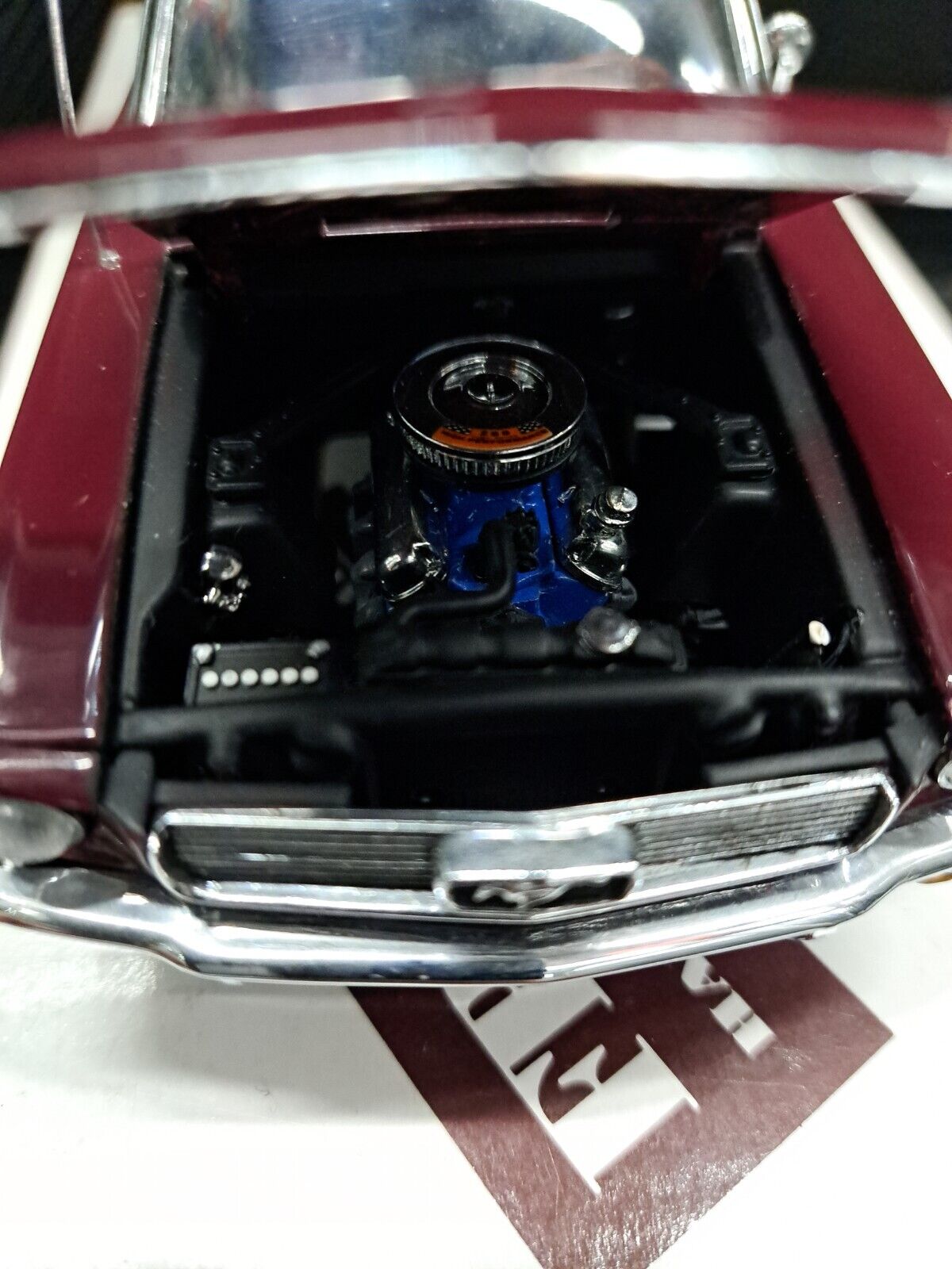 1/24 Danbury Mint 1966 MUSTANG maroon