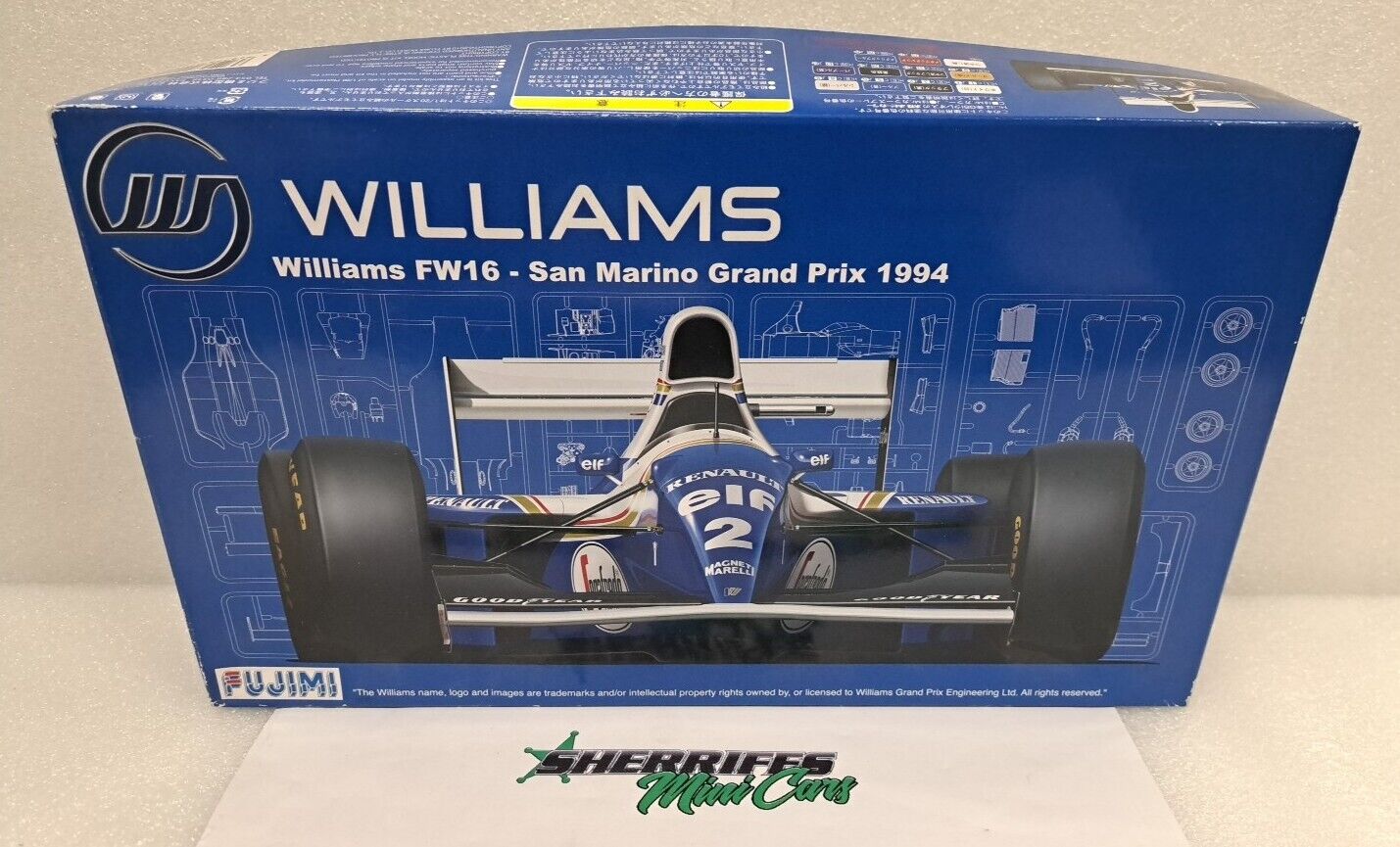 1/20 FUJIMI 090580 WILLIAMS FW16 San Marino GP 1994 Model Kit SMC