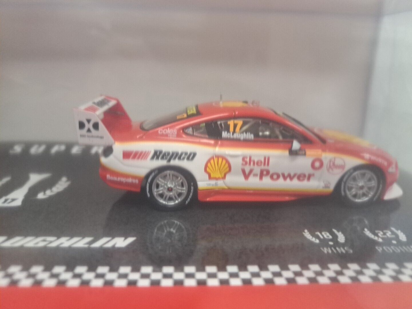 1/43 SHELL TEAM FGX FALCON /MUSTANG GT 2018/2019 Back To Back Champion Twinset 