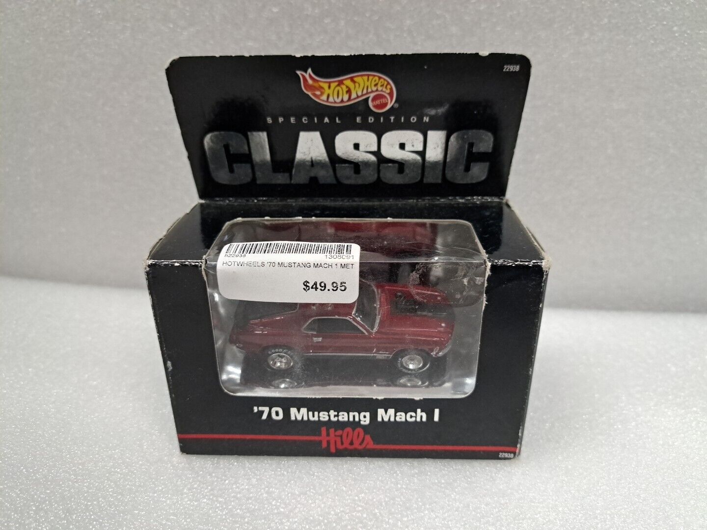 1/64 Hot Wheels Classic Hills Special Edition '70 Mustang Mach 1 Red 