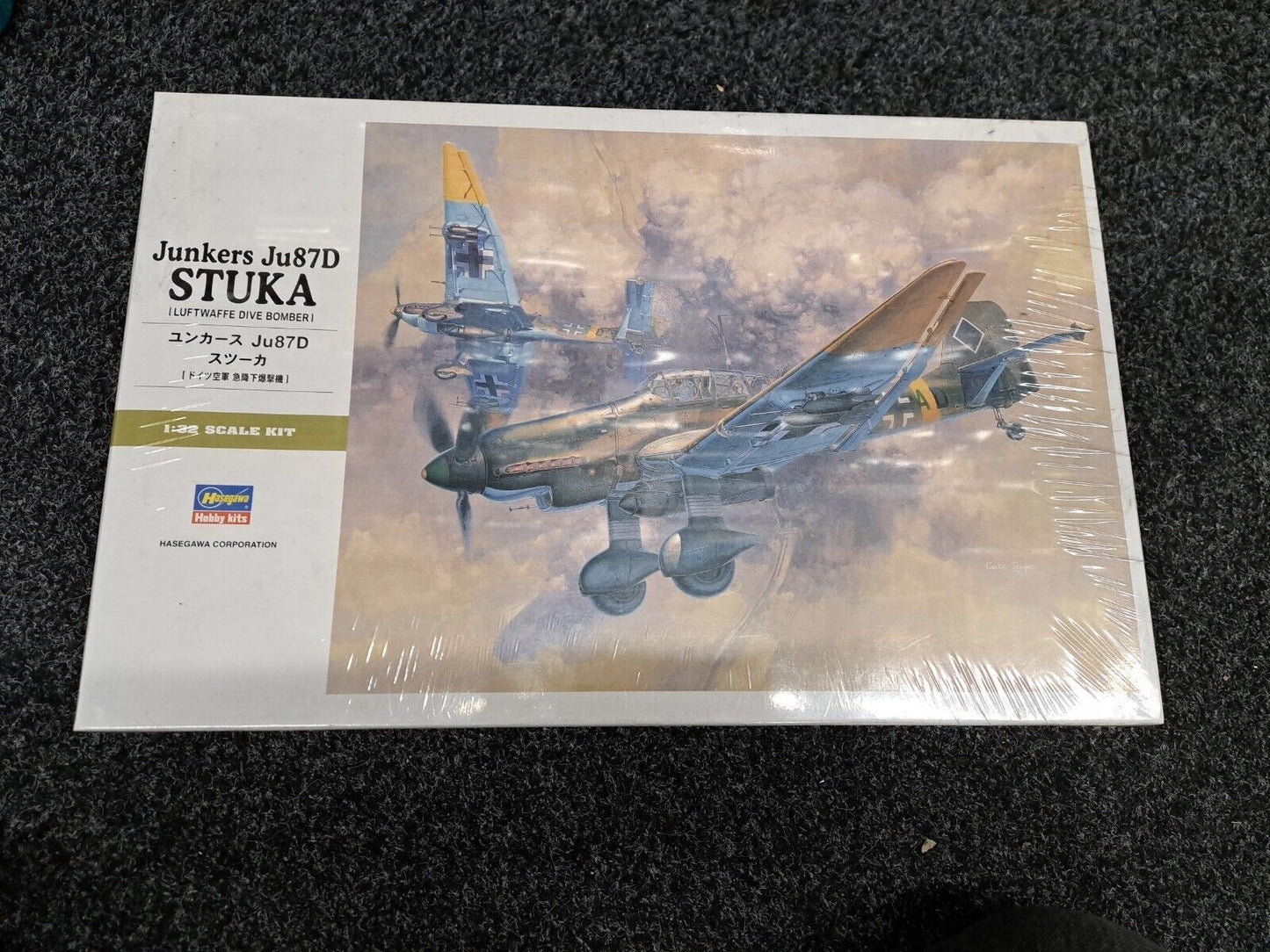 1/32 Hasegawa Junkers JU87D Stuka Luftwaffe Dive Bomber ST26:5600 NOS #08076MSIB