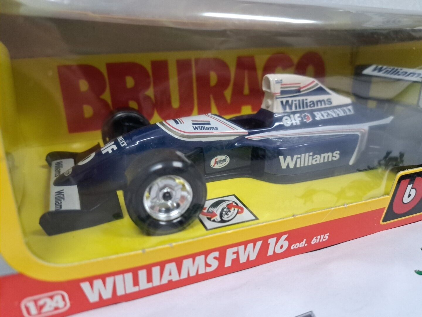 1/24 Burago Williams FW16 6115 SMC