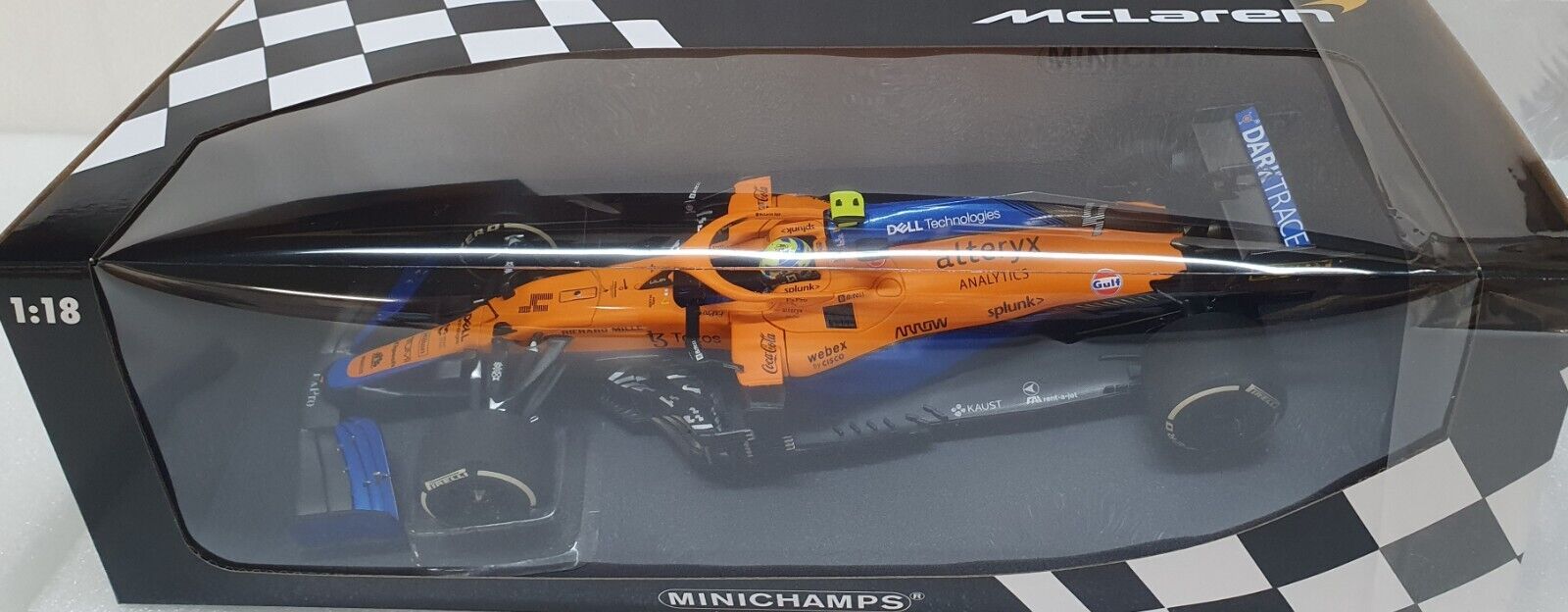 1/18 Minichamps McLaren MCL35M F1 Norris 2nd Italian GP 🥈