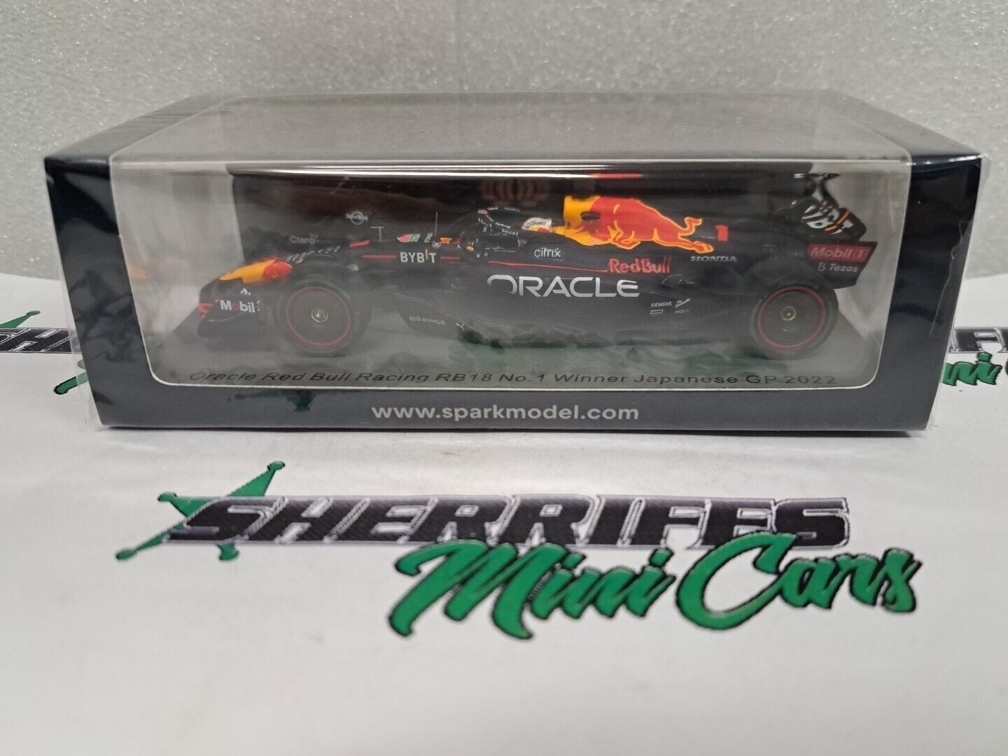 1/43 2022 Red bull Racing RB18 #1 Winner Japanese GP Spark